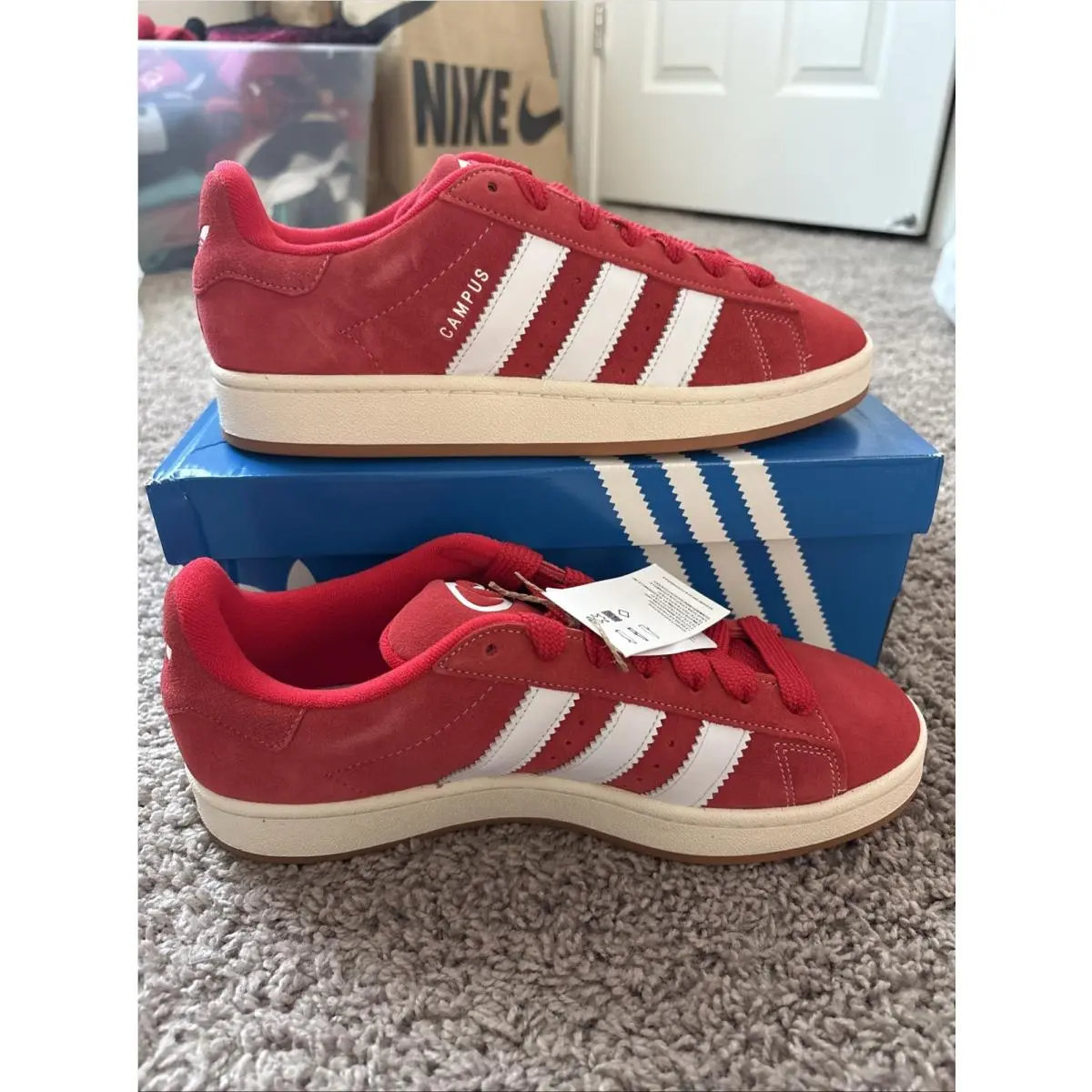 Adidas shoes - adidas Campus 00s - Campus - H03474 - Red 4