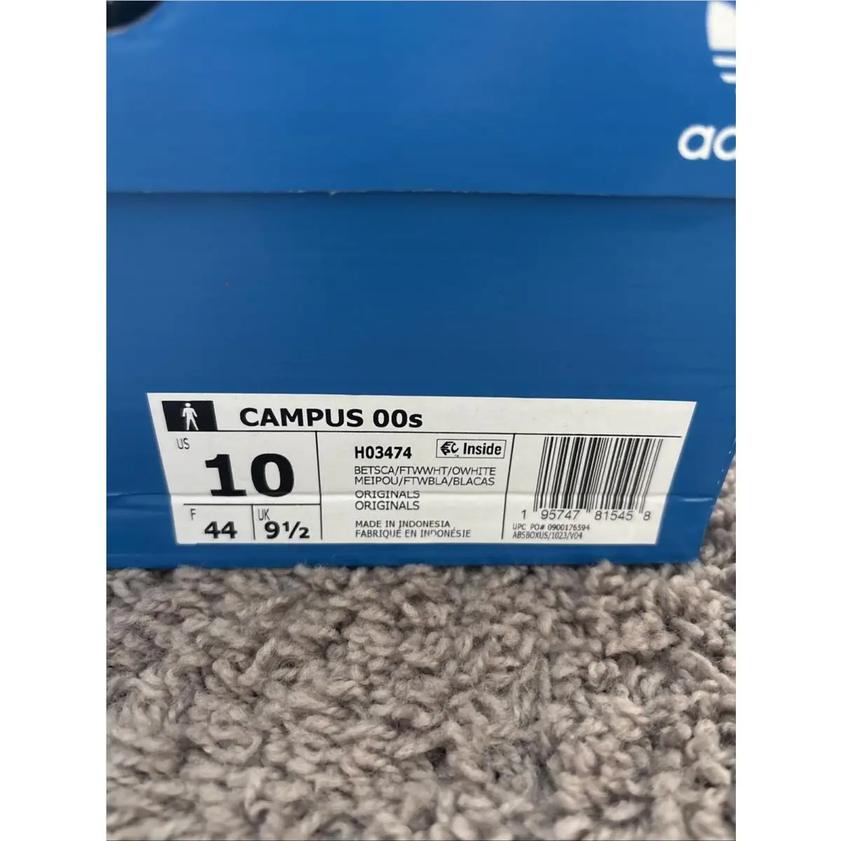 Adidas shoes - adidas Campus 00s - Campus - H03474 - Red 1