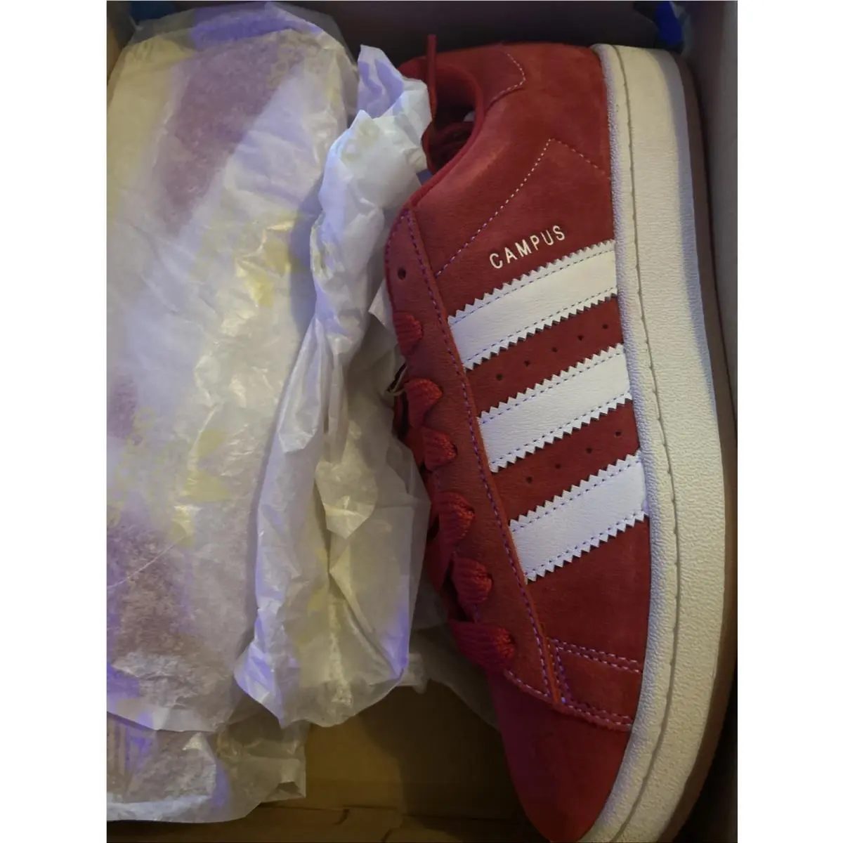 Adidas shoes - adidas Campus - Campus - H03474 - Red 2