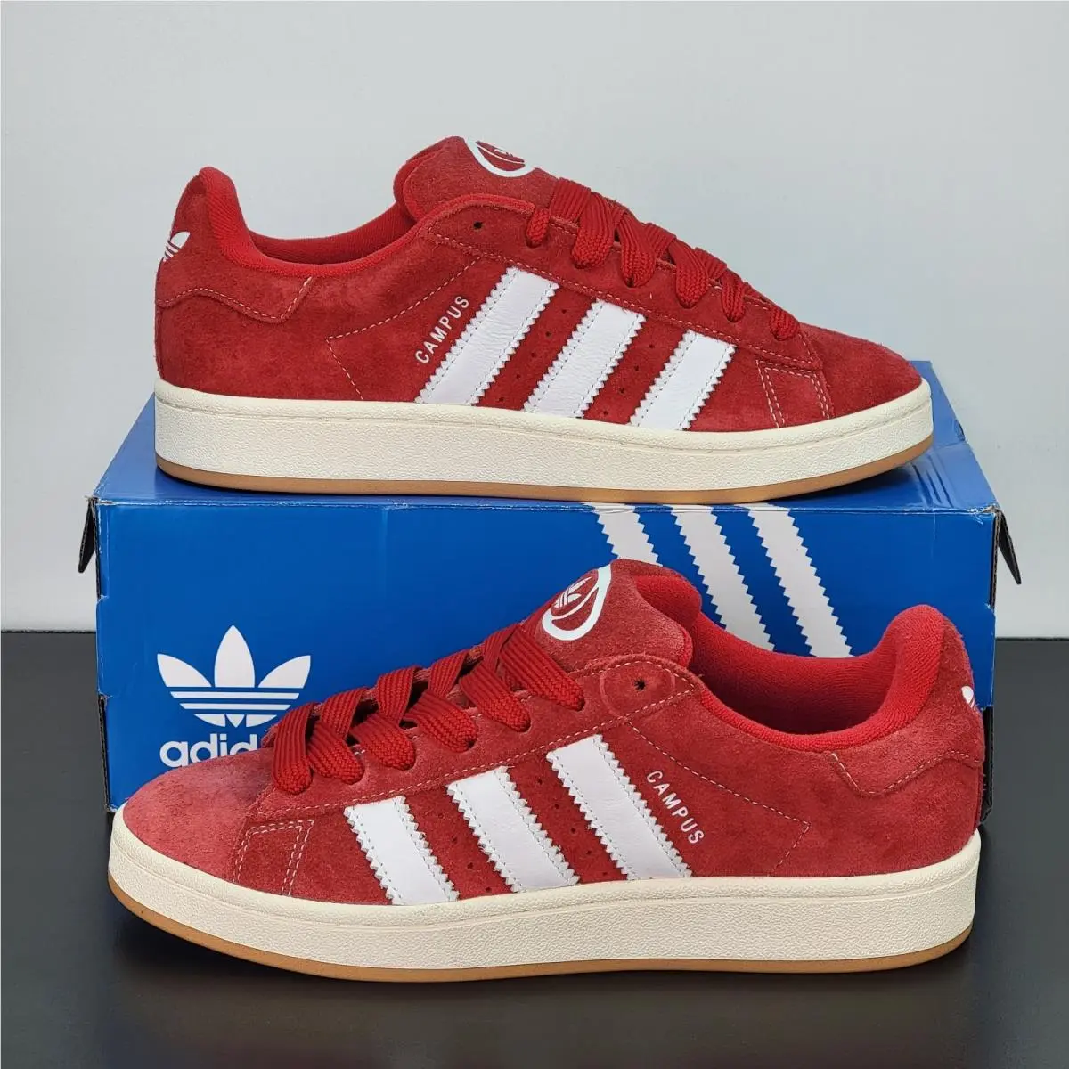 Adidas shoes - adidas Campus 00s - Campus - H03474 - Red 1