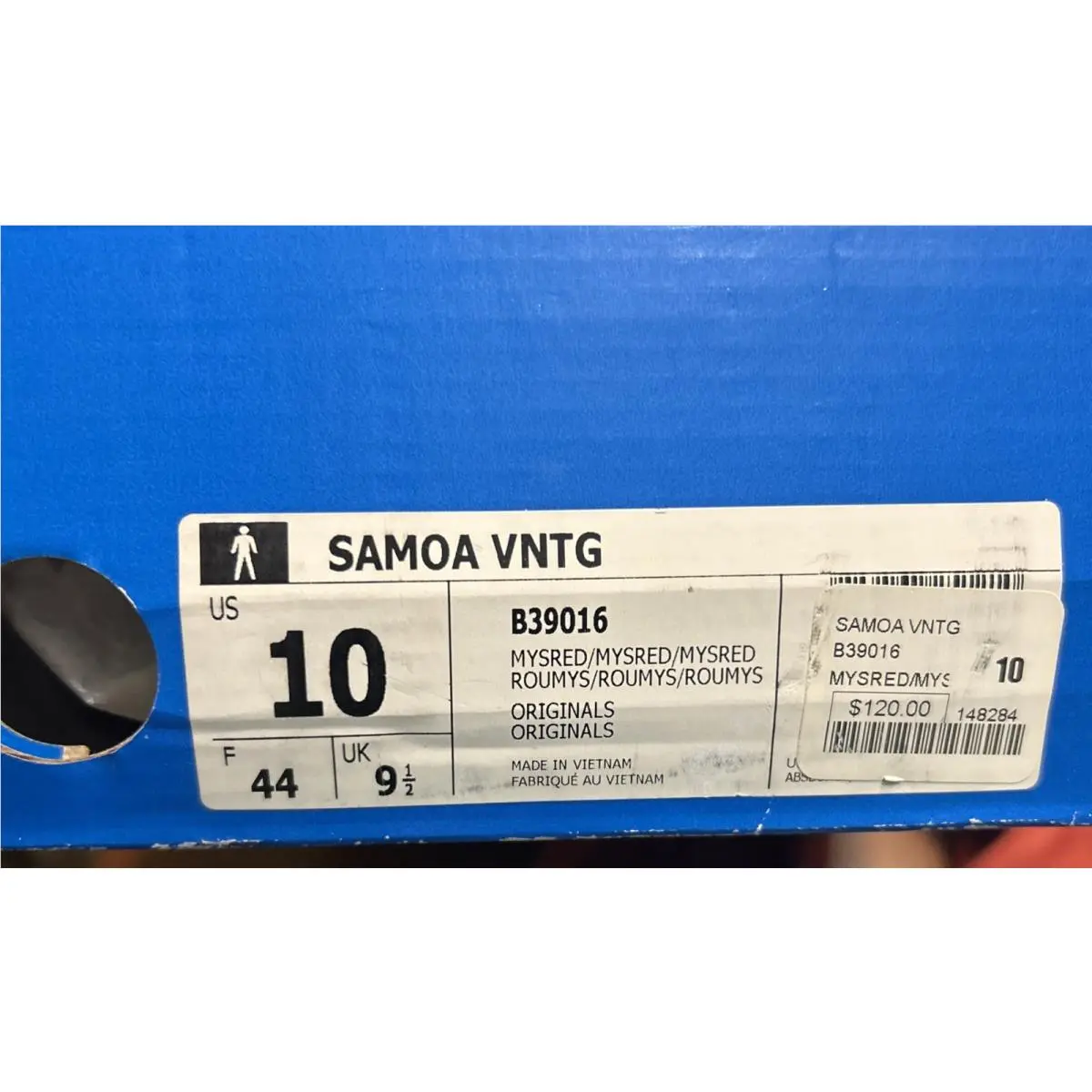 Adidas shoes - adidas Samoa - Samoa - B39016 - Red, Manufacturer: Mystery Red/Mystery Red 4