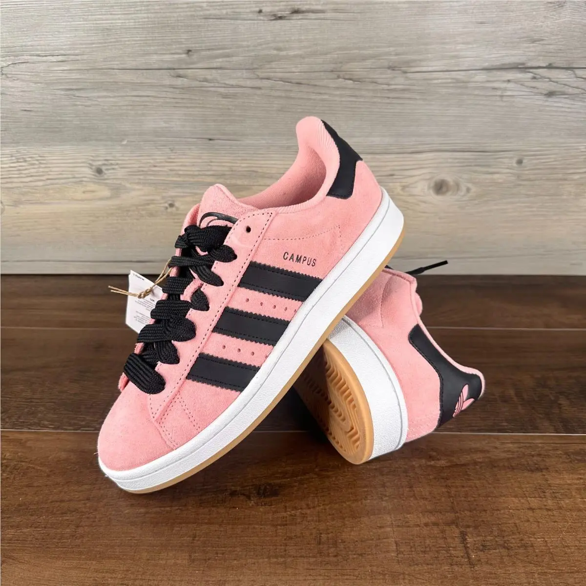 Campus 00s W Pink Spark Core Black Casual Shoes /JH7275 / Women`s 7.5 by Adidas