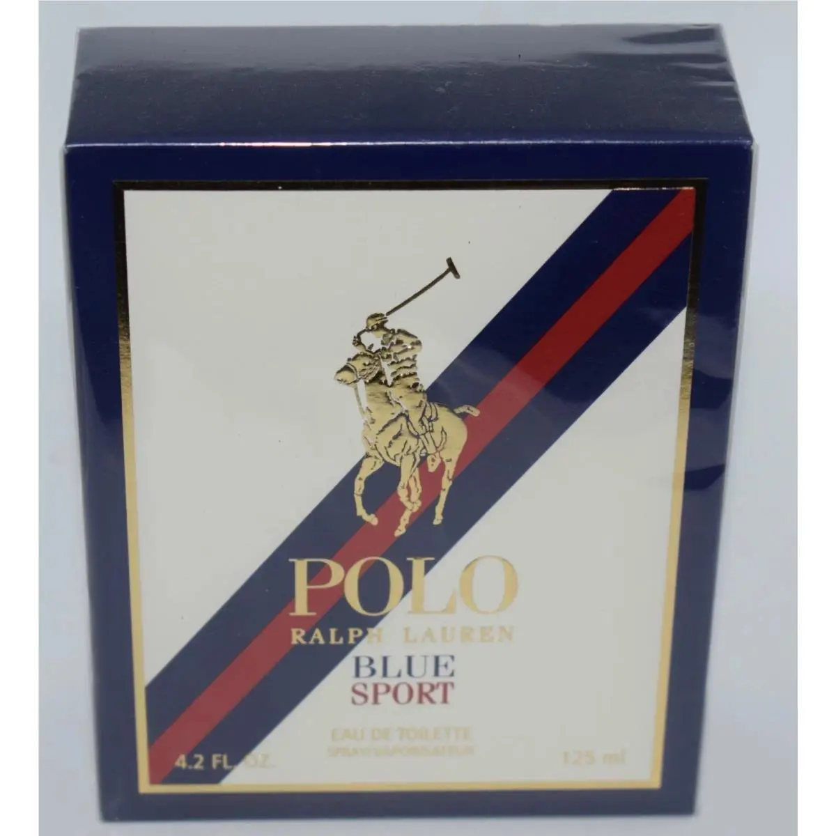 Polo Blue Sport by Ralph Lauren 4.2oz Edt For Men Box