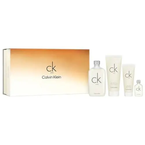 CK One by Calvin Klein For Unisex 4 Pcs Set 6.7 oz Edt Spray + Body Lotion Wash