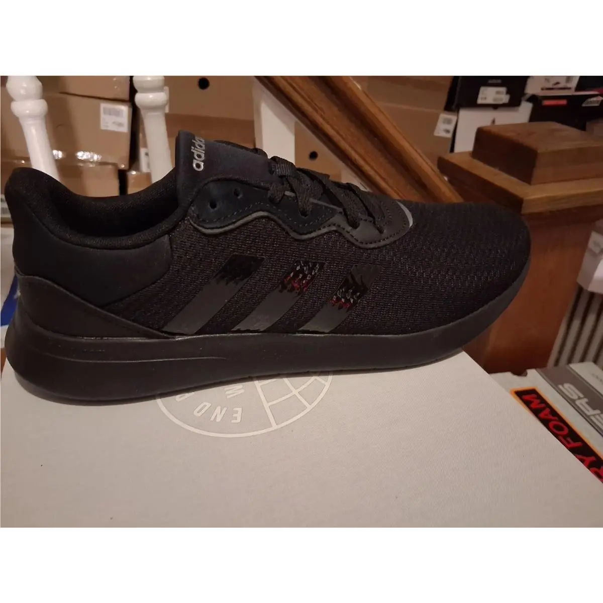 Adidas QT Racer3 Women`s Sneakers Black Color Size 9.5M