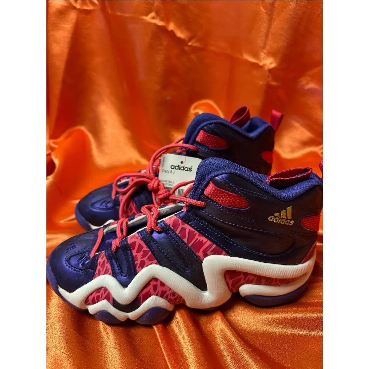 Adidas Crazy 8 J G98385 Size 6 5 Color Purple and Pink