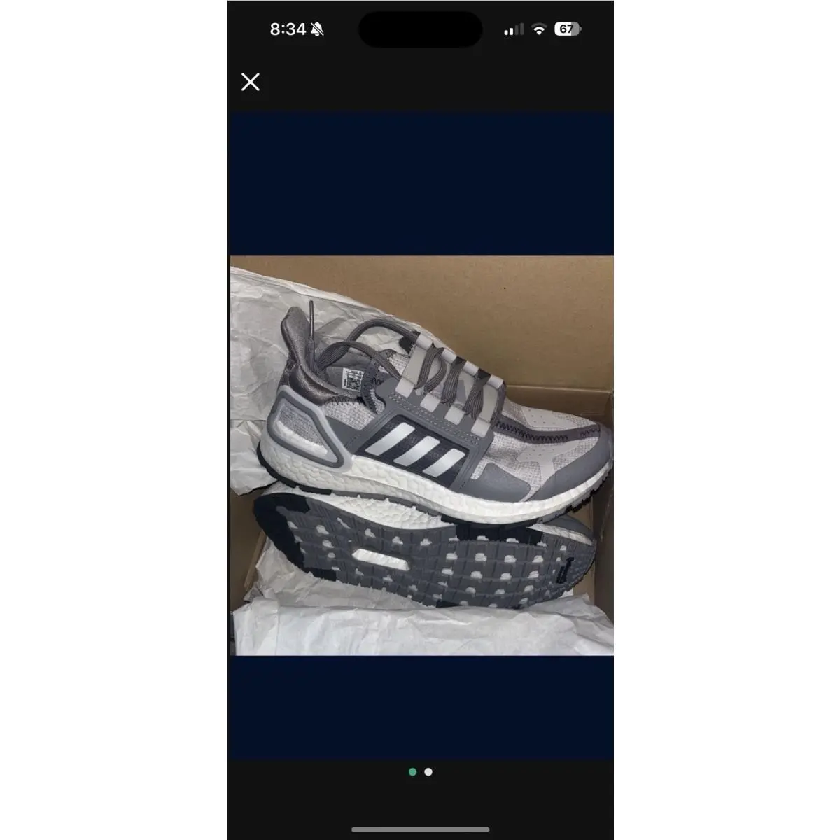 Size 5 Adidas Women`s Ultraboost Dna City Xplorer Outdoor Trail Shoes