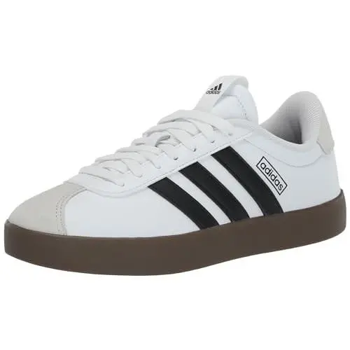 Adidas Men’s VL Court 3.0 Sneaker Men Size 9.5 - ID6285-WHT/BK/GY-9.5 - White