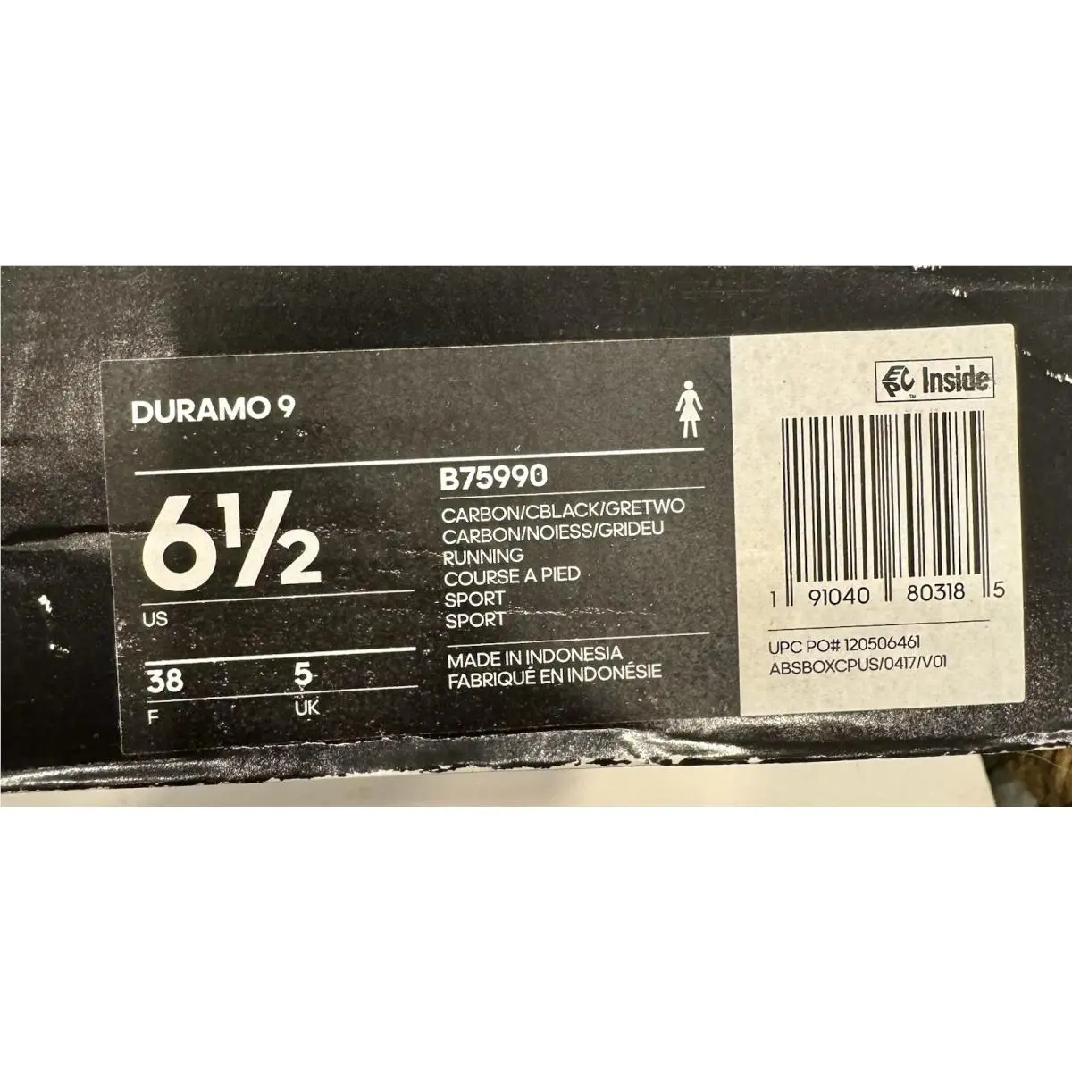 Adidas shoes - adidas Duramo - Duramo - B75990 - Black 7