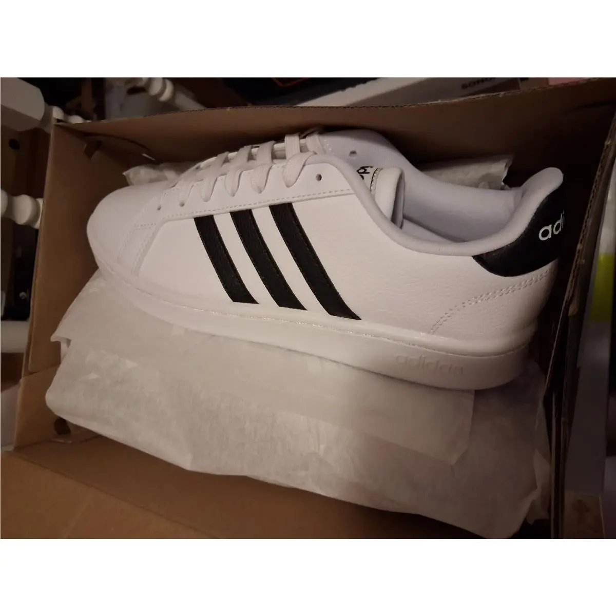 Adidas Grand Court Men`s Sneakers Size 8M