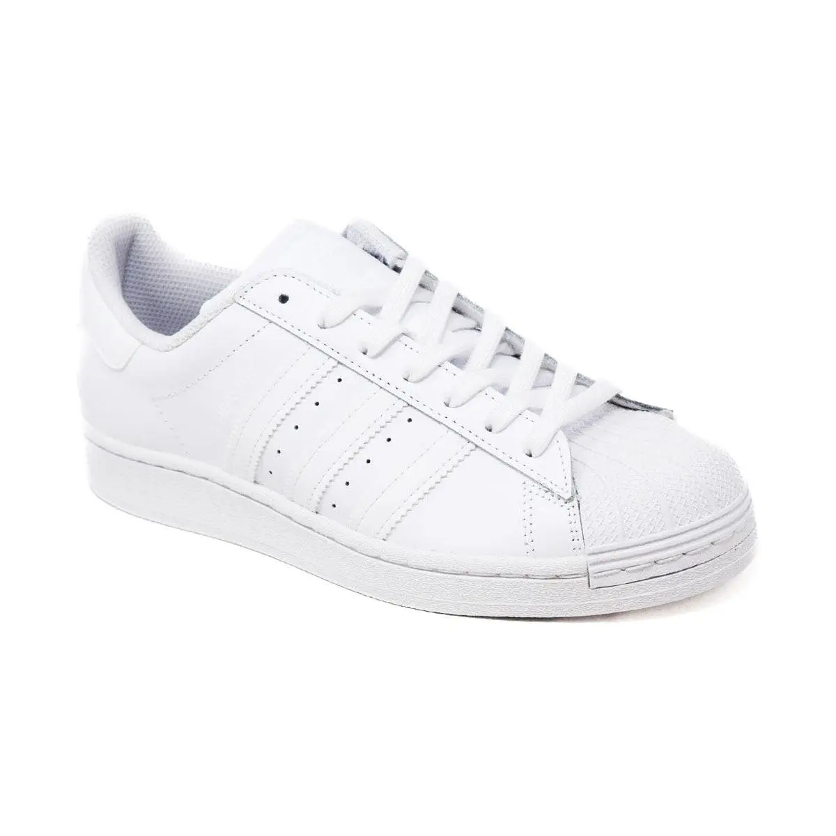 Superstar J Youth  Ftwwht/ftwwht/ftwwht EF5399-100-SIZE 4 by Adidas