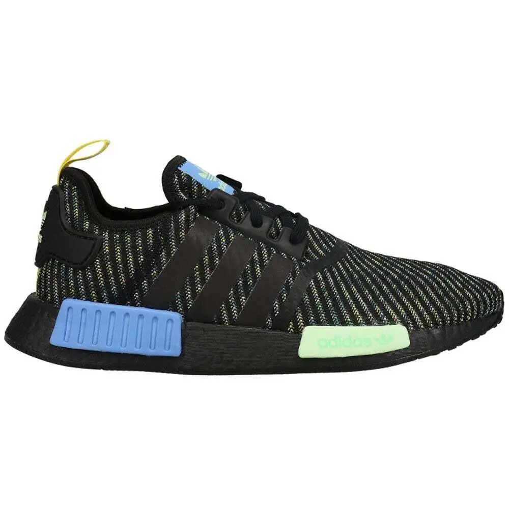 Adidas shoes - adidas NMD R1 - NMD - EG7945 - Black,Blue,Yellow (UPC: 193103651399) 0