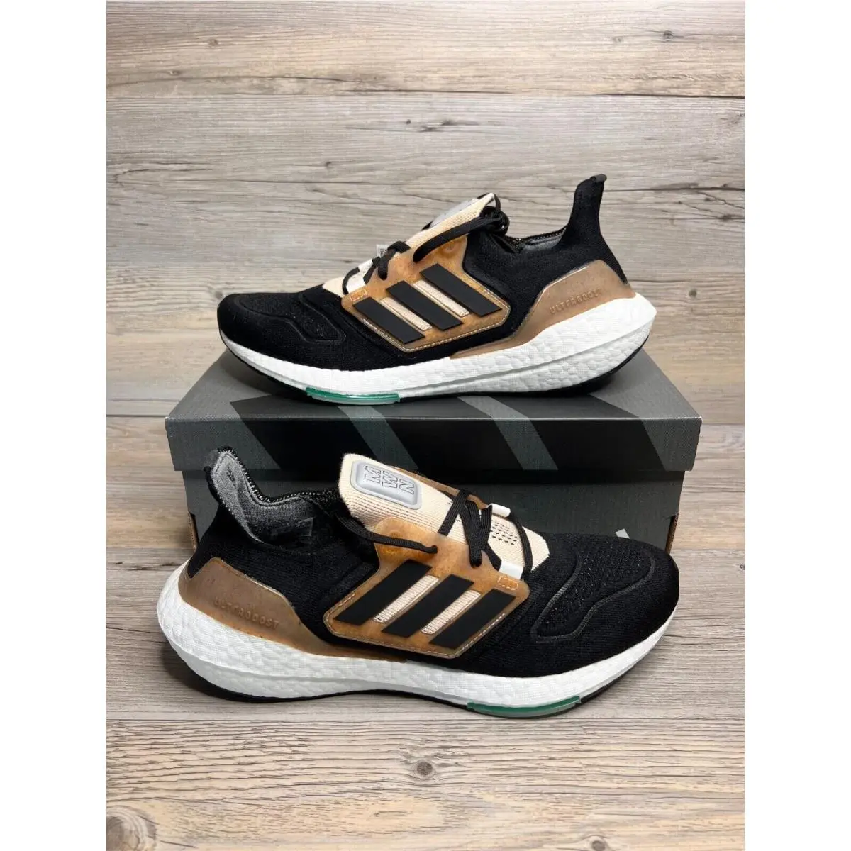 Adidas Ultra Boost 22 Made with Nature Womens Size 10 Core Black HQ3540