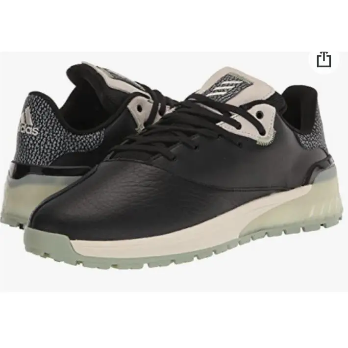 Adidas Men`s Rebelcross Spikeless Golf Shoes Core Black/magic Lime/alumina 11