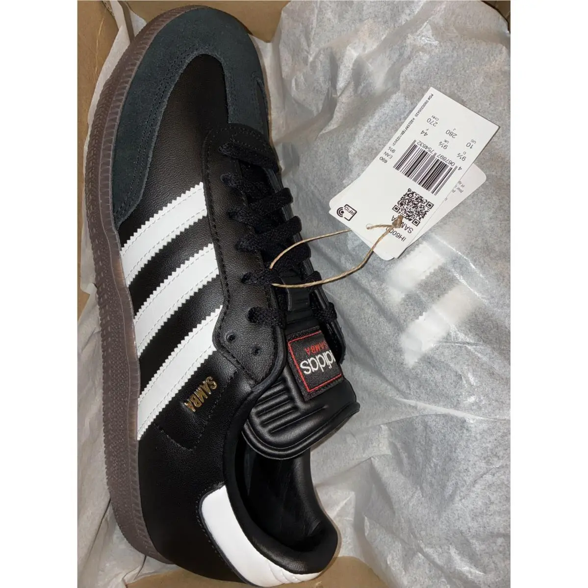 Adidas shoes - adidas Samba OG - Samba - IH6000 - Black, White, Gum, Manufacturer: CBLACK/FTWWHT/VIVRED 5