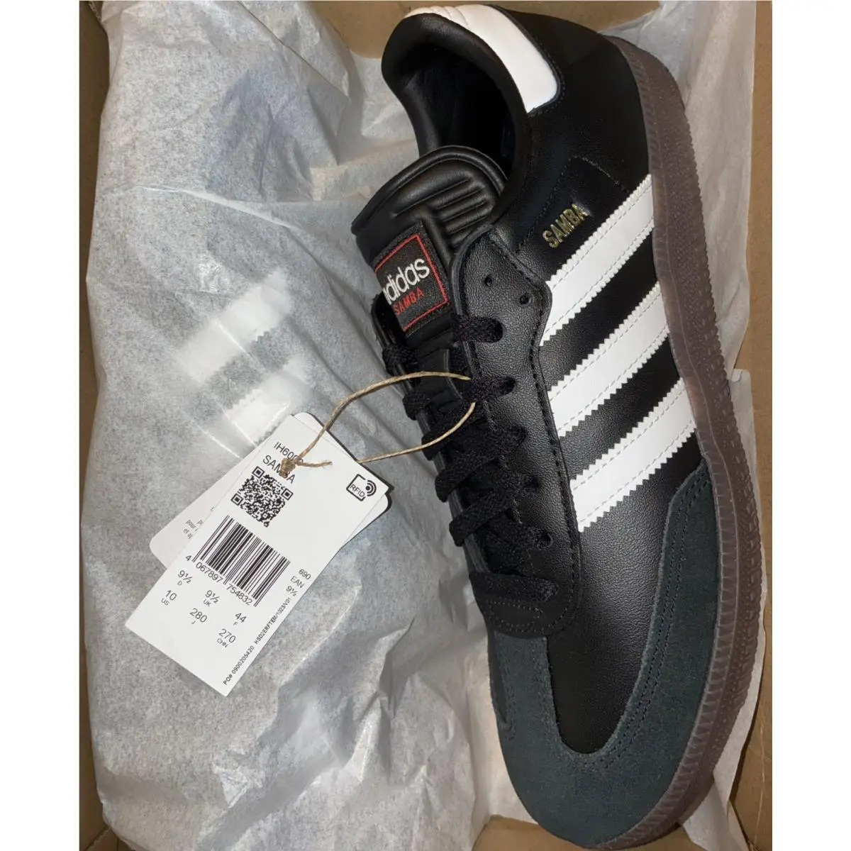 Adidas shoes - adidas Samba OG - Samba - IH6000 - Black, White, Gum, Manufacturer: CBLACK/FTWWHT/VIVRED 6