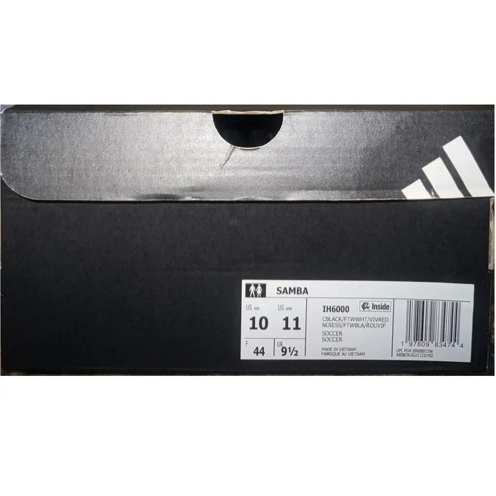 Adidas shoes - adidas Samba OG - Samba - IH6000 - Black, White, Gum, Manufacturer: CBLACK/FTWWHT/VIVRED 7