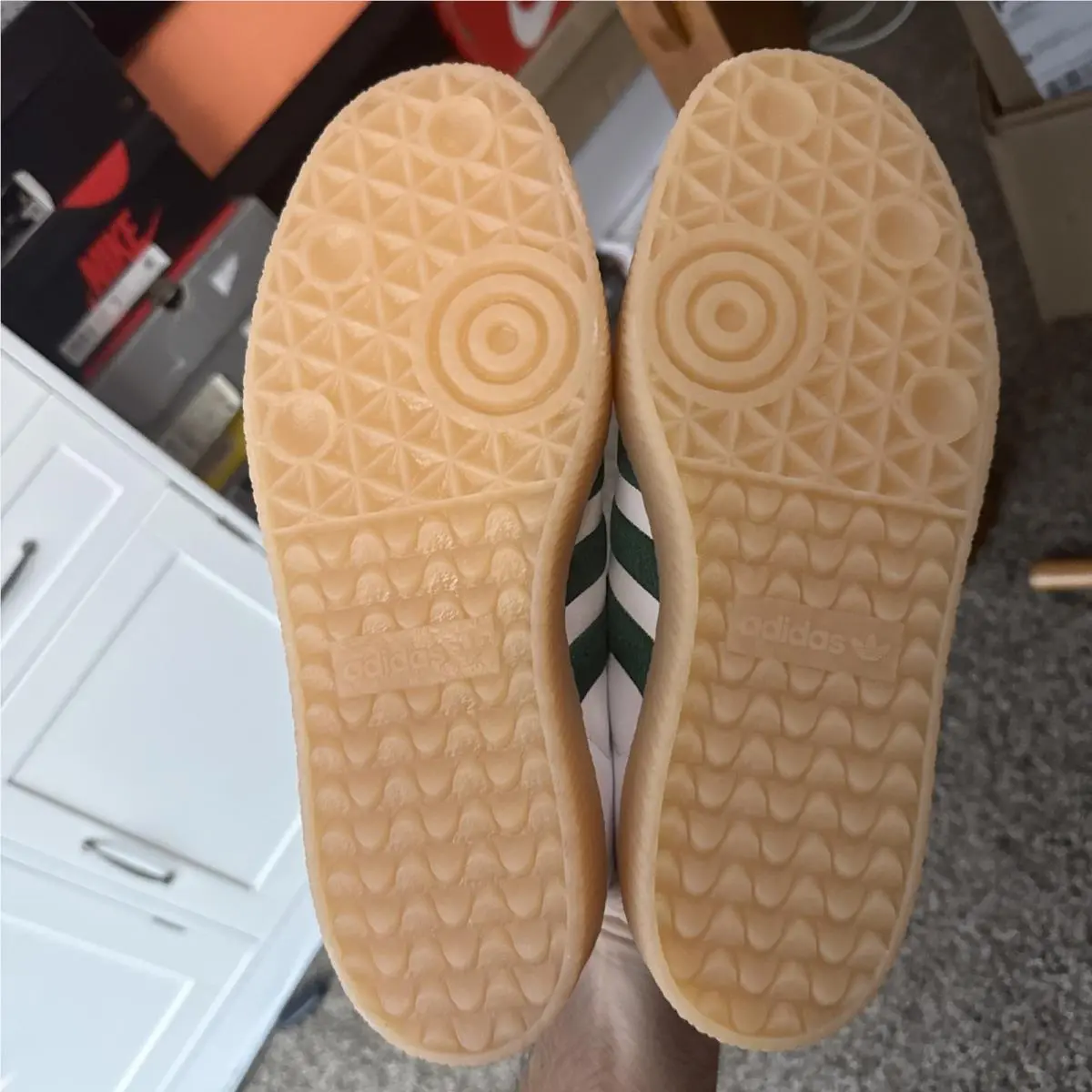 Adidas shoes - adidas Sambae - Sambae - White/Green, Main: White 4