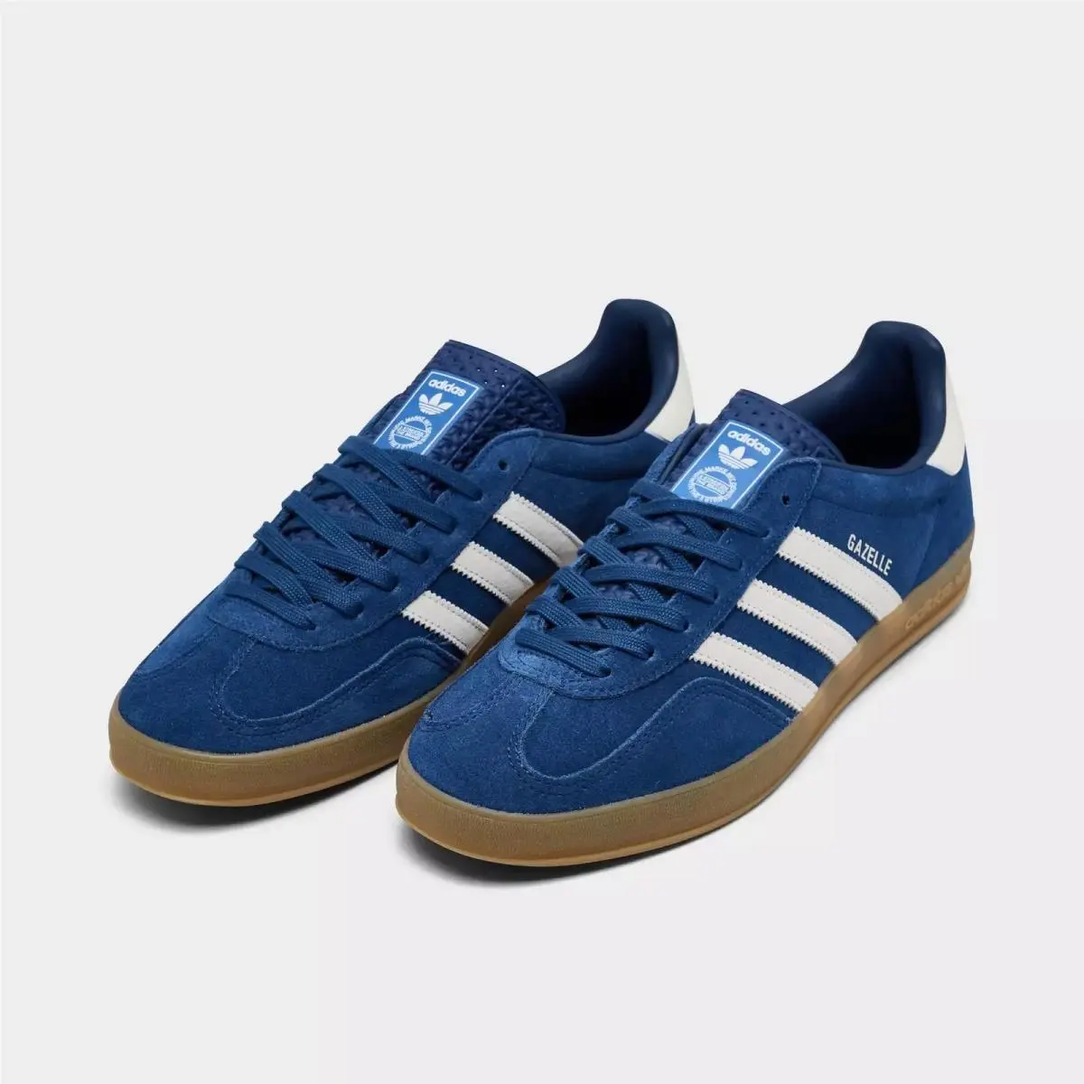 Adidas Originals Gazelle Indoor Mens Casual Shoes JR0606 Mystery Blue Sz. 12