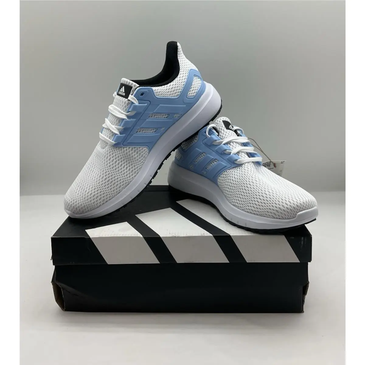 Adidas Ultima Show Women`s Size 9 White University Blue Running Shoe