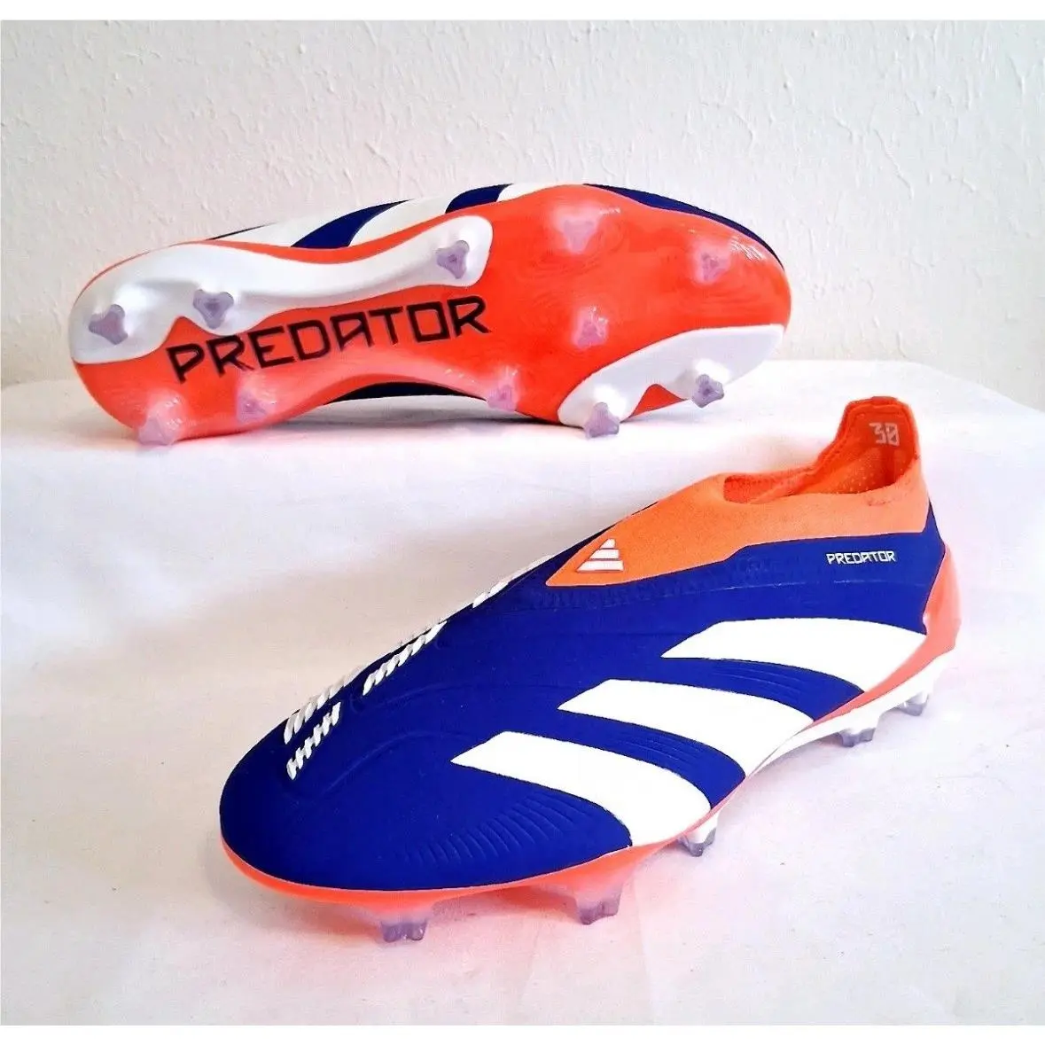 Adidas shoes - Predator Elite Laceless Firm Ground Soccer Cleats - IF6447 - Blue 0