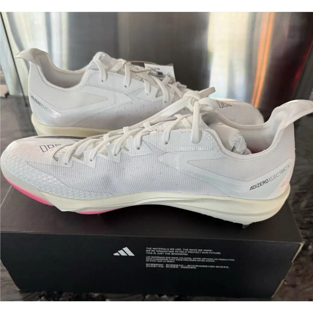 Adidas shoes - adidas Adizero Electric+BSB - Adizero - IF8486 - White 3