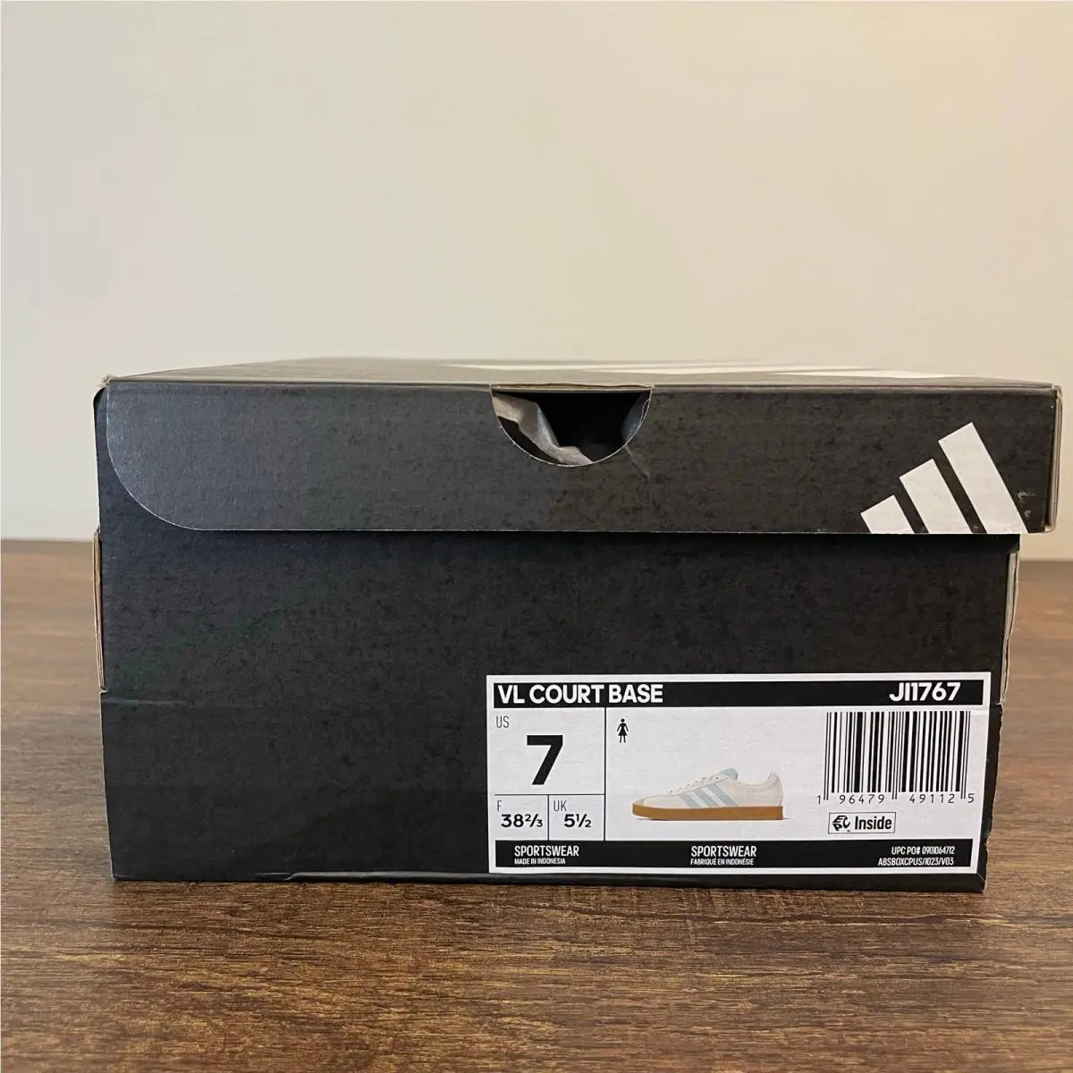 Adidas shoes - adidas VL Court Base - Court Base - JI1767 - White (UPC: 196479491125) 7