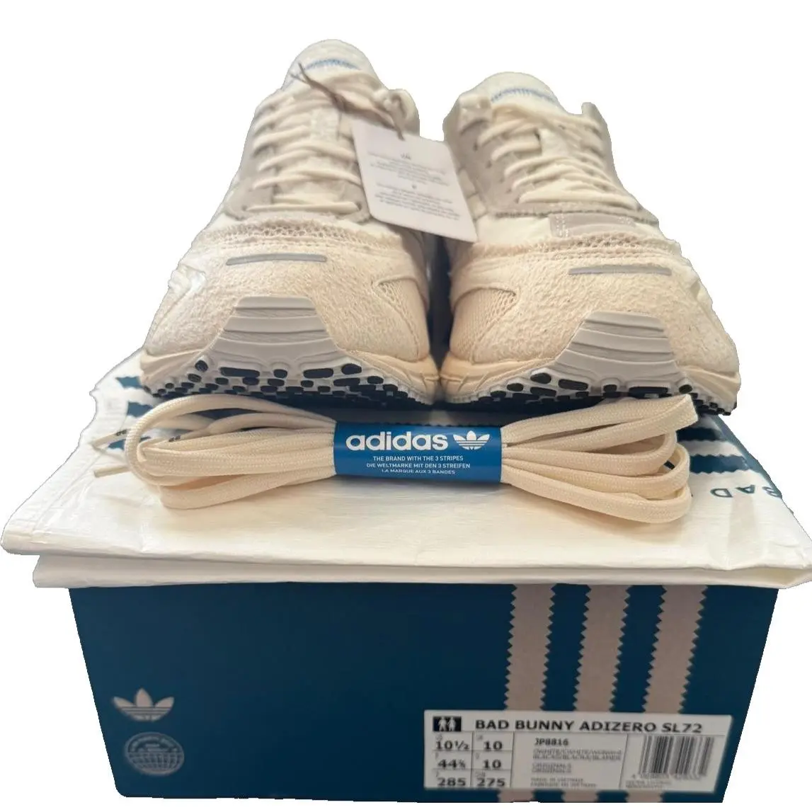 Adidas shoes - adidas Adizero SL 72 Bad Bunny - JP8816 - White 3