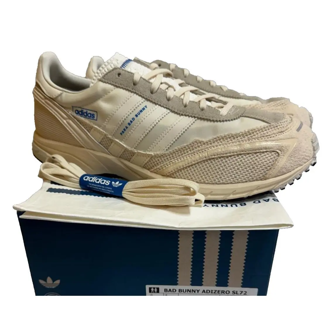 Adidas shoes - adidas Adizero SL 72 Bad Bunny - JP8816 - White 3