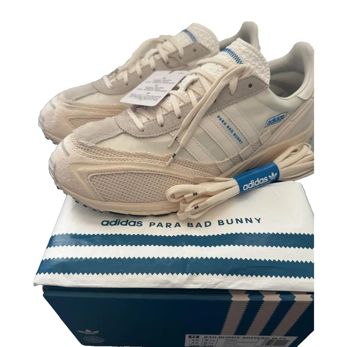 Adidas shoes - adidas Adizero SL 72 Bad Bunny - JP8816 - White 1