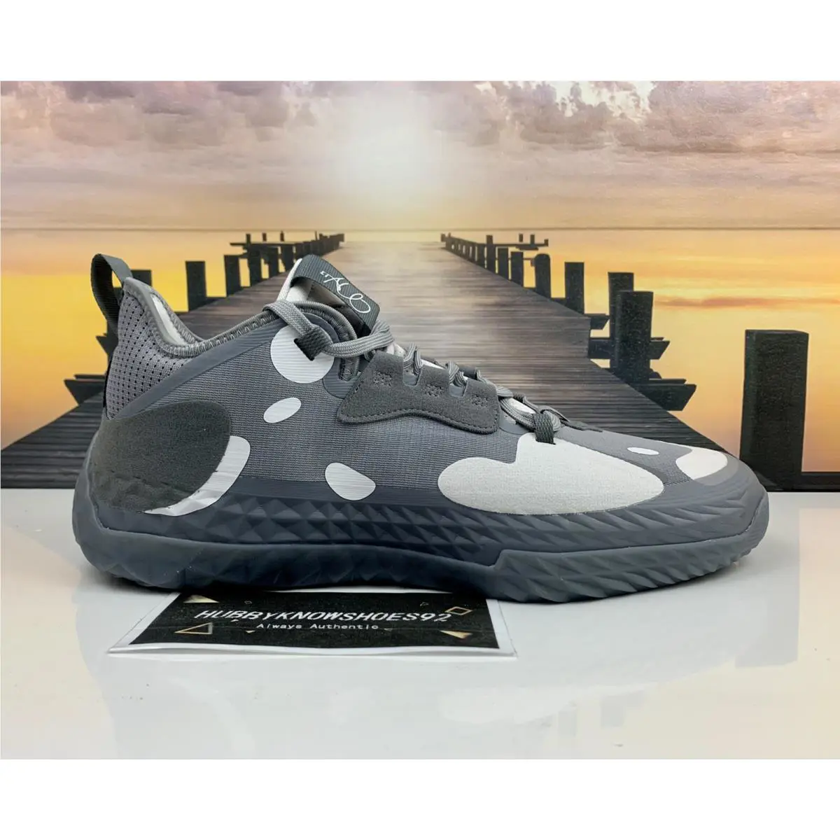 Adidas shoes - adidas james harden vol 5 - S29209 - Gray (UPC: 0194818368428) 8