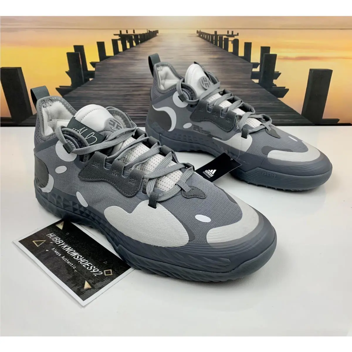 Adidas shoes - adidas james harden vol 5 - S29209 - Gray (UPC: 0194818368428) 2