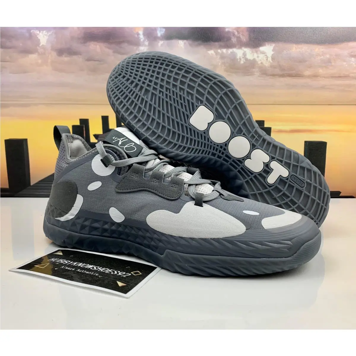 Adidas shoes - adidas james harden vol 5 - S29209 - Gray (UPC: 0194818368428) 3