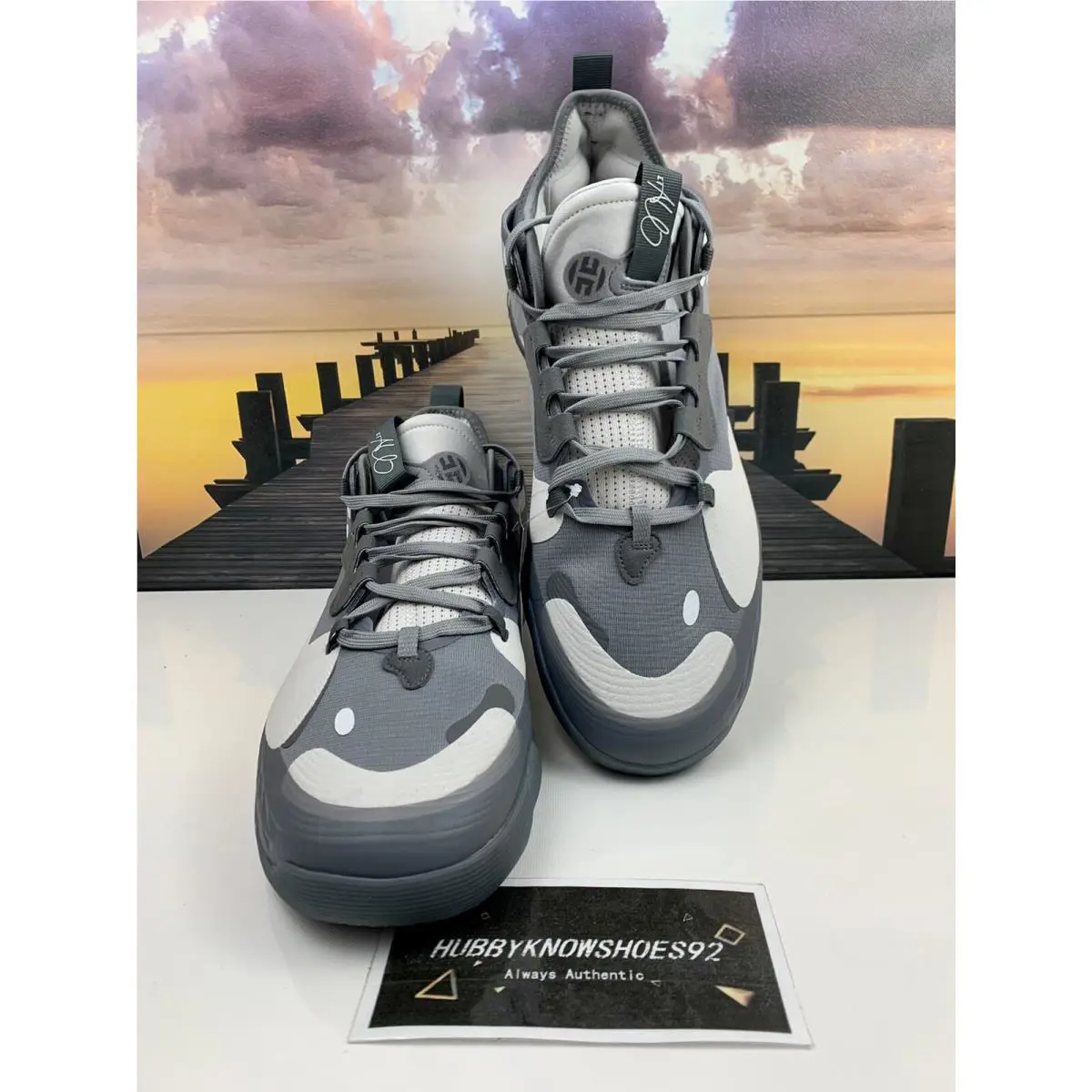 Adidas shoes - adidas james harden vol 5 - S29209 - Gray (UPC: 0194818368428) 4