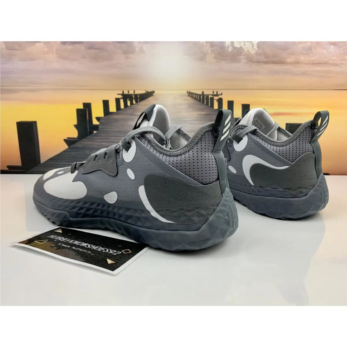 Adidas shoes - adidas james harden vol 5 - S29209 - Gray (UPC: 0194818368428) 5