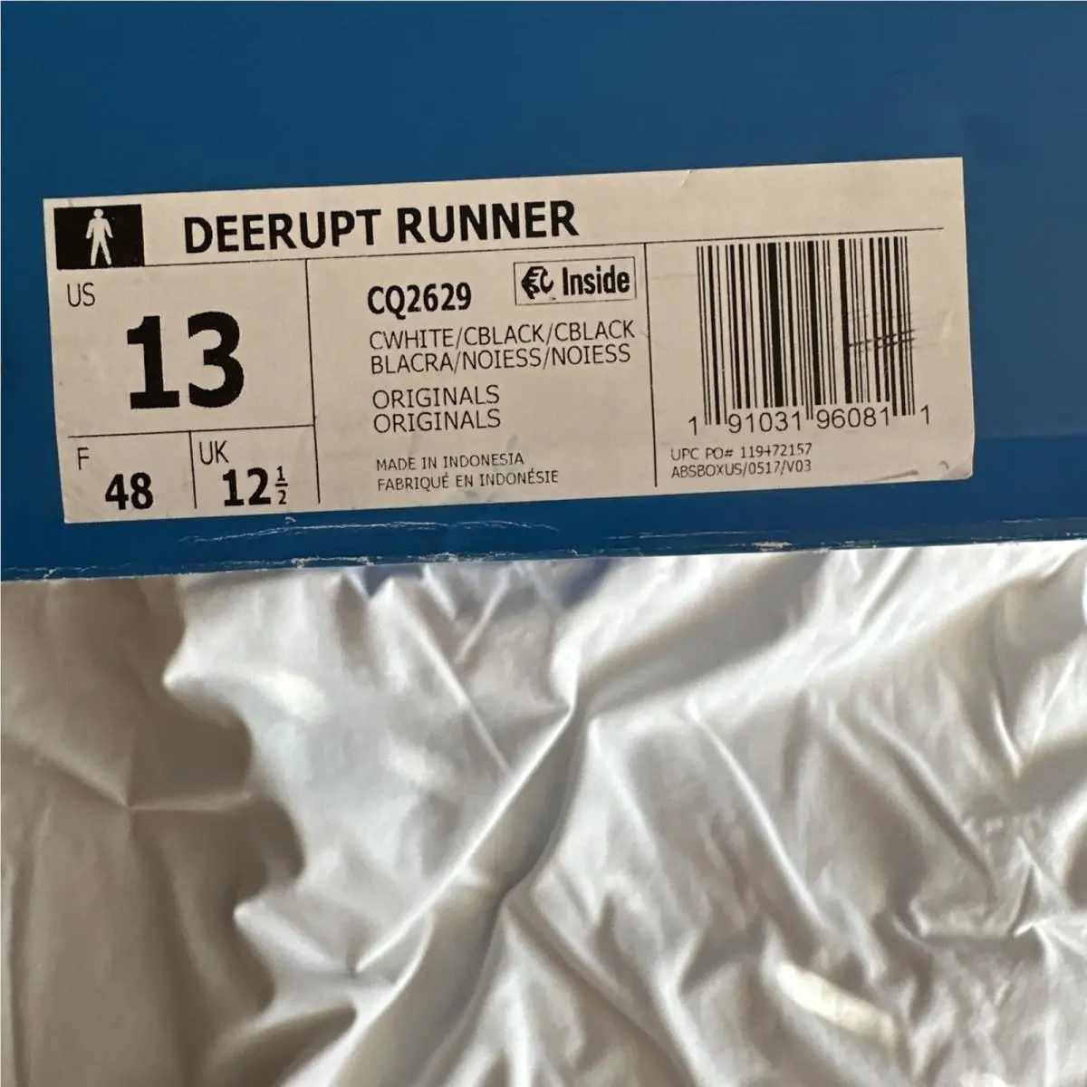 Adidas shoes - adidas Deerupt - Deerupt - CQ2629 - White, Manufacturer: Core Black/Running White 14