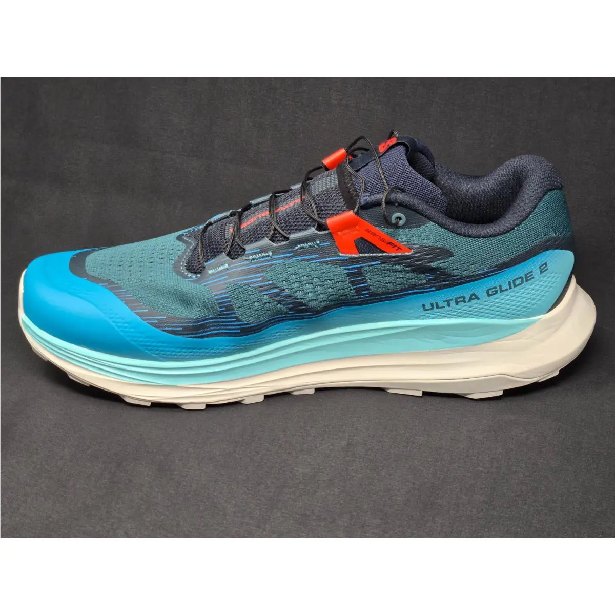 Salomon shoes - Salomon Ultra Glide 2 - Ultra Glide - 470425 - Blue, Manufacturer: Atlantic Deep Blue/ Radiance Fiery Red 0