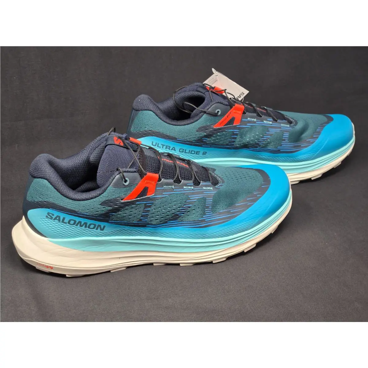 Salomon shoes - Salomon Ultra Glide 2 - Ultra Glide - 470425 - Blue, Manufacturer: Atlantic Deep Blue/ Radiance Fiery Red 2
