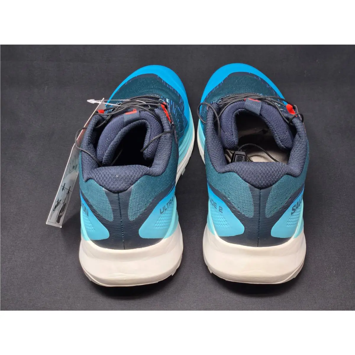 Salomon shoes - Salomon Ultra Glide 2 - Ultra Glide - 470425 - Blue, Manufacturer: Atlantic Deep Blue/ Radiance Fiery Red 4