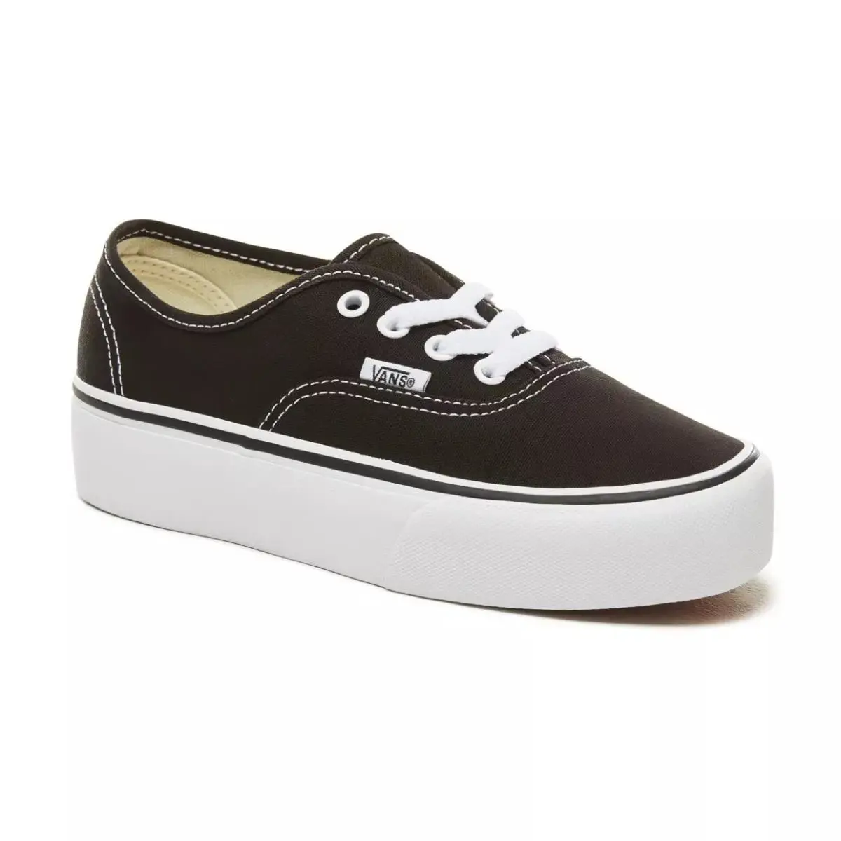 Vans Authentic Platform Unisex Vans Platform Black VN0A3AV8BLK US Size - Black