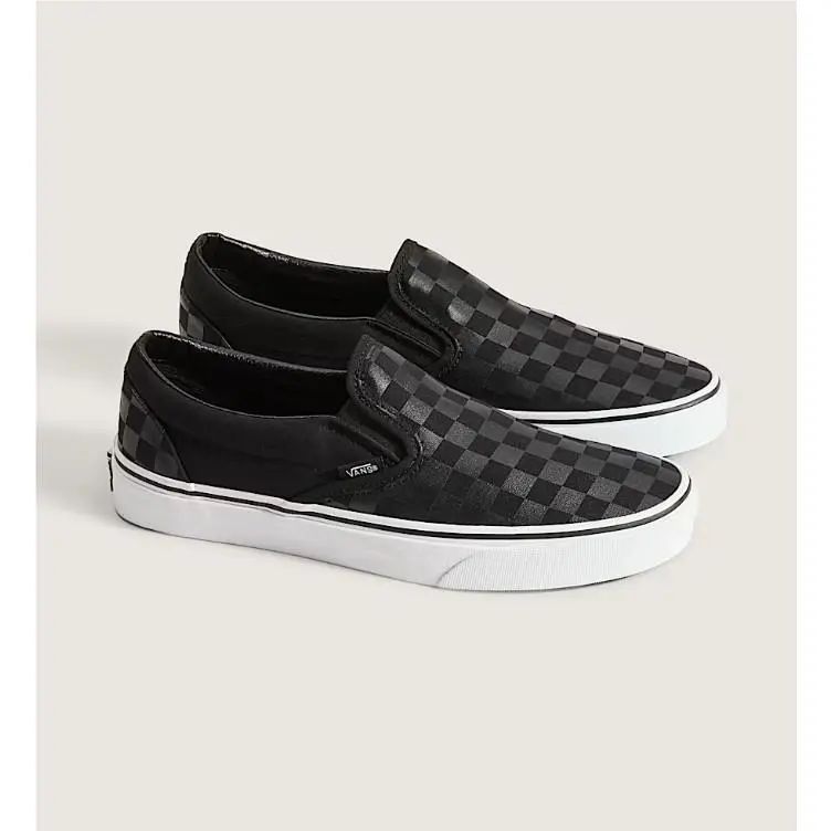 Vans shoes - CHECKERBOARD - CHECKERBOARD - Ivory, s: Black/Pewter Checkerboard 9