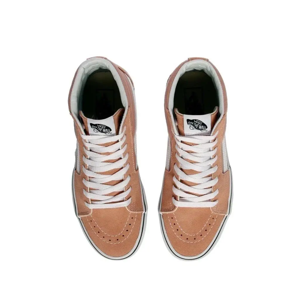 Vans shoes - VANS Sk8-Hi - VN0A38GEQQ6 - Mahogany Rose/ True White 11