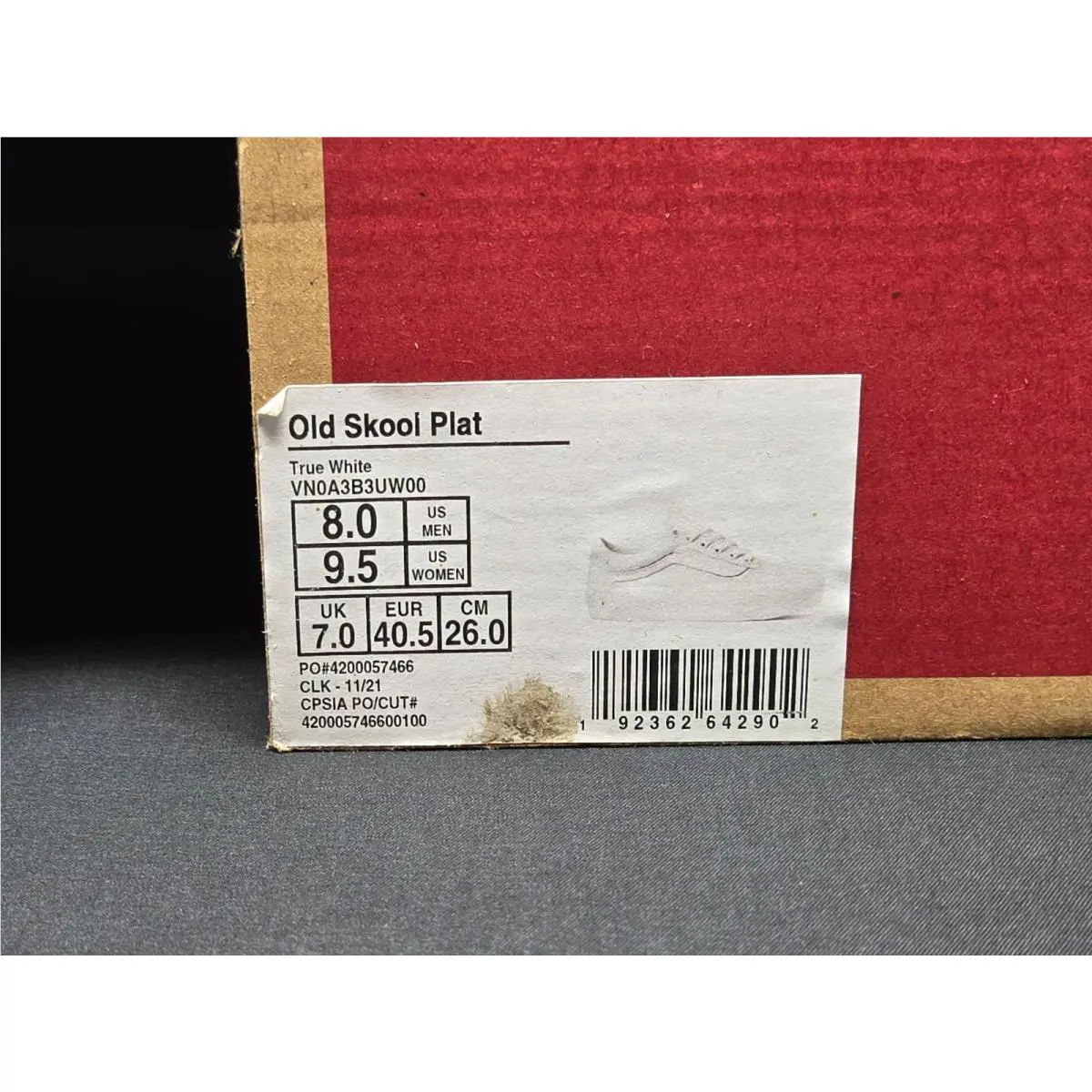 Vans shoes - VANS Old Skool - Old Skool - VN0A3B3UW00 - White 9
