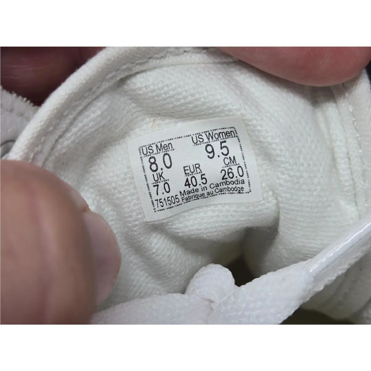 Vans shoes - VANS Old Skool - Old Skool - VN0A3B3UW00 - White 5