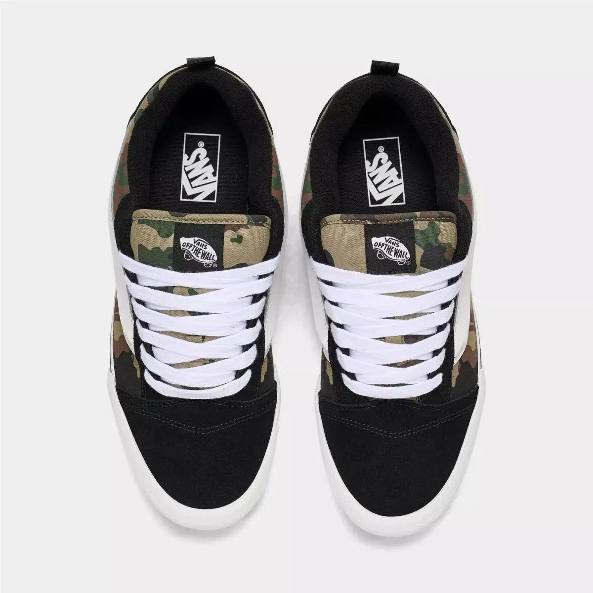 Vans shoes - VANS Knu Skool - Knu Skool - VN000D22YJ7 - Camo Green/Black 1