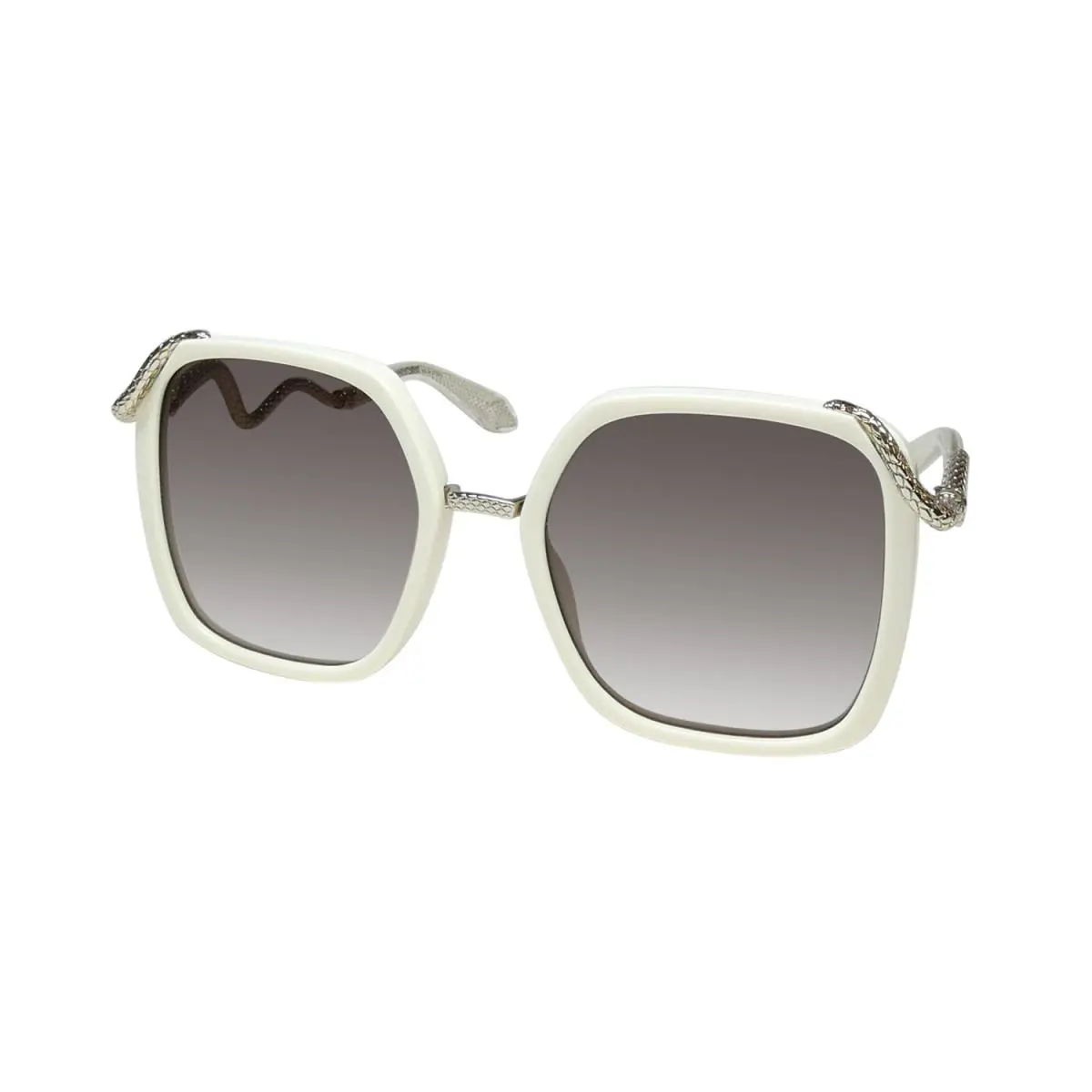 SRC003 Sunglasses UV Rays Protection Licensed Product Sleek Cream / Silver by Roberto Cavalli