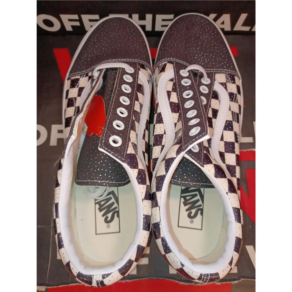 Vans shoes - VANS Old Skool - Old Skool - VN0A4U3B2NA - (Confetti) Black / True White, Manufacturer: (Confetti) Black / True White 8