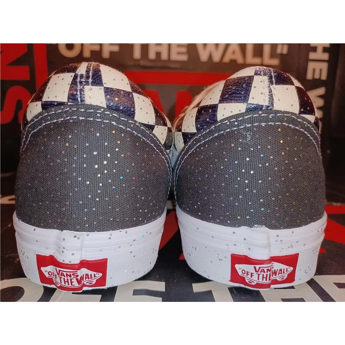 Vans shoes - VANS Old Skool - Old Skool - VN0A4U3B2NA - (Confetti) Black / True White, Manufacturer: (Confetti) Black / True White 5