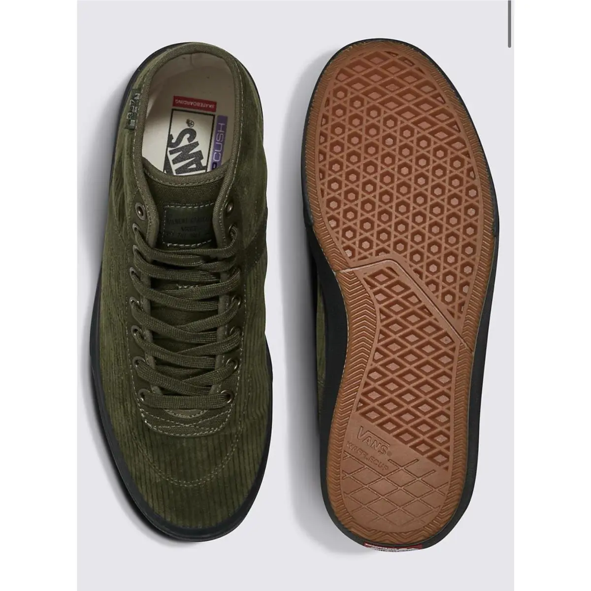 Vans shoes - VANS Crockett - Crockett - Green (UPC: 0197063249184) 2