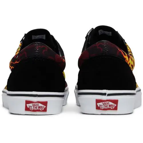 Vans shoes - BLACK FLAME SKULLS - VN0A3WKT44I 8
